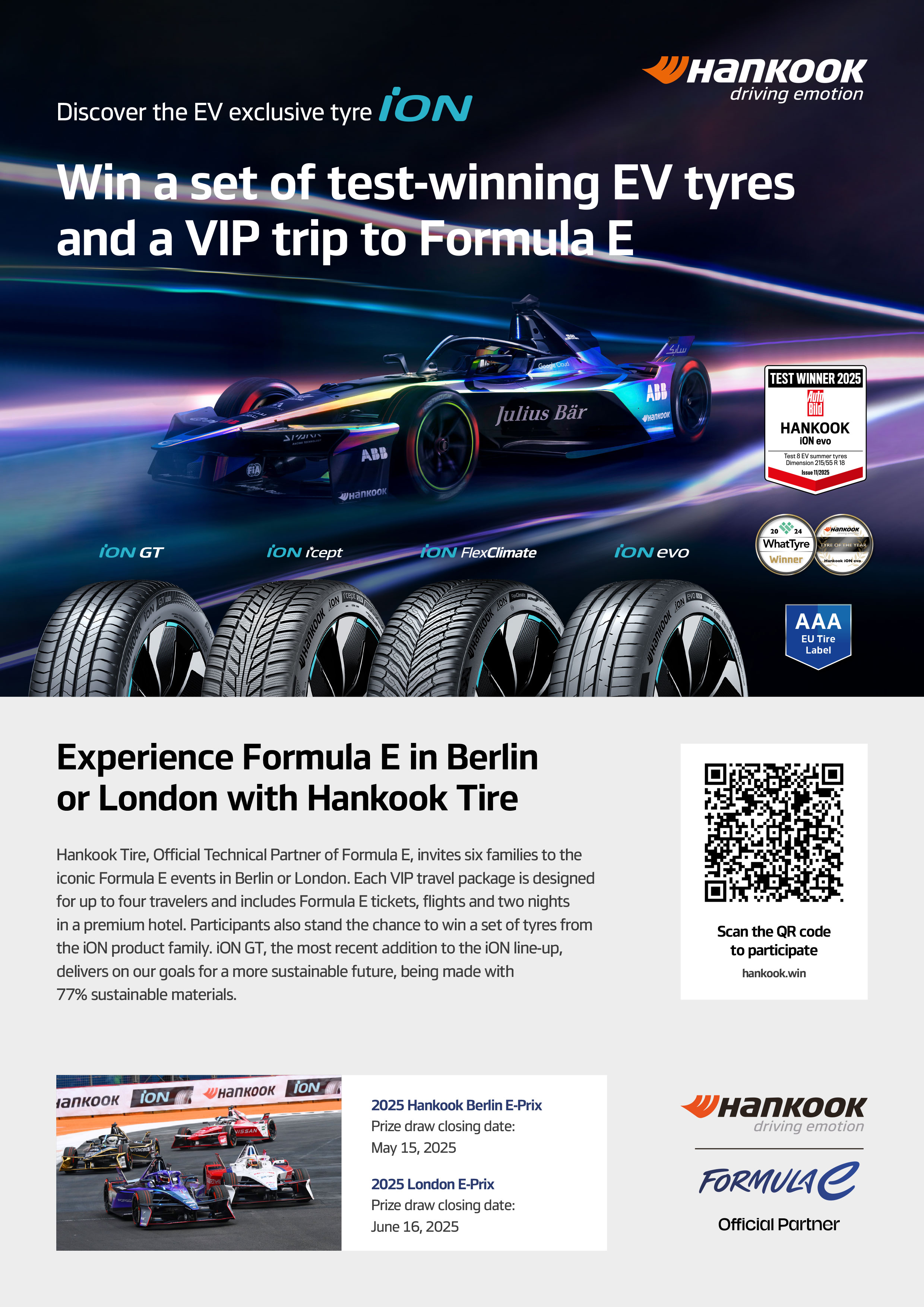 Win a VIP Trip to Formula E